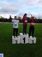 Siegertreppe beim Leichathletikfest