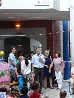 Rektor Scheel hält Rede